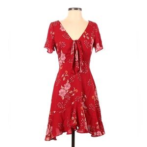 Red floral BB Dakota dress